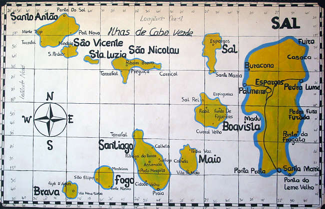 Karte Capverden